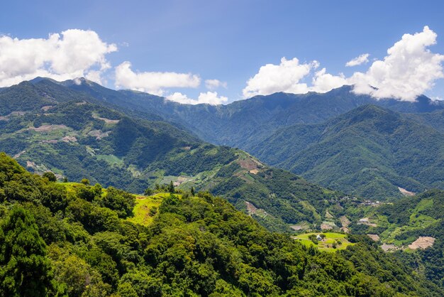 台湾のウーリングの美しい風景