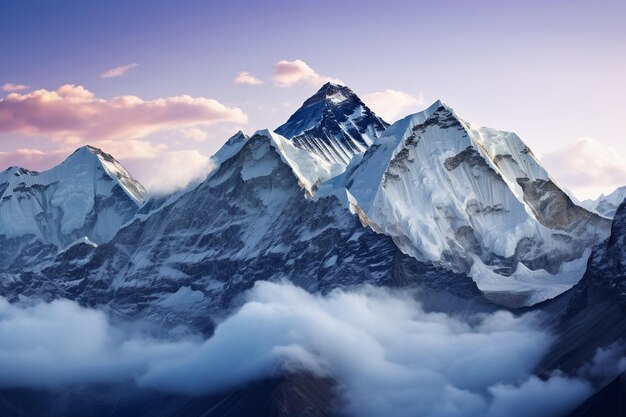 山頂の美しい風景