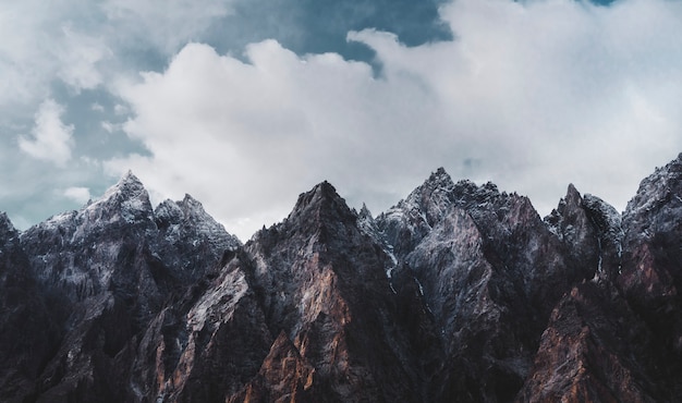 Photo beautiful scenic himalayas covered in snow