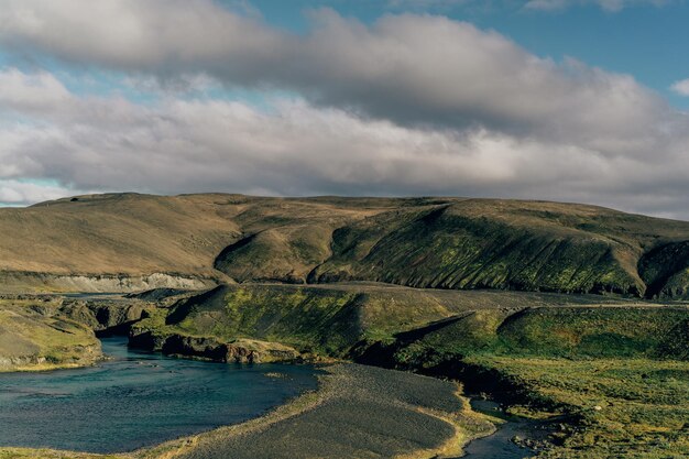 beautiful scenic landscape majestic river