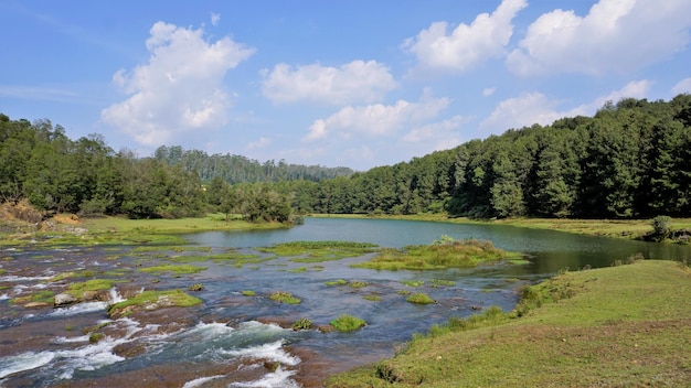 Beautiful scenic landscapes of Pykara Falls