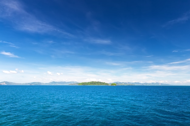 Beautiful sea and a blue sky