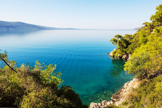 터키의 아름다운 바다 해안