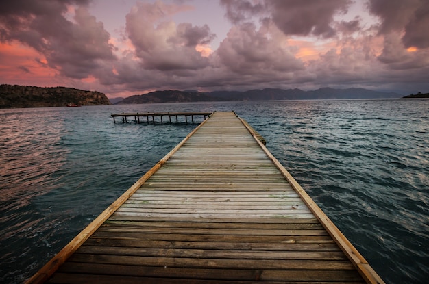 Beautiful sea coast  in Turkey