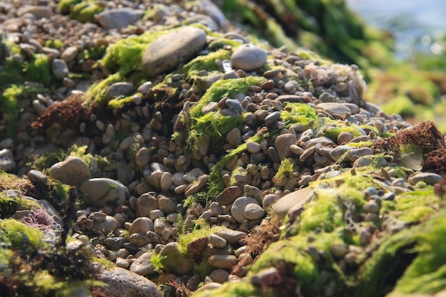 Beautiful sea landscape Rocky west cost of Crimea Europe Ukraine