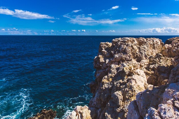 Beautiful sea shore in Cyprus A view of a sea shore in Kavo Greko nenar Aiya Napa Cyprus