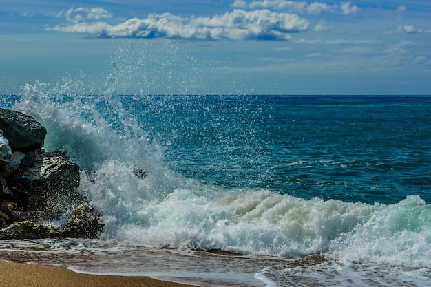 Beautiful sea in the Spain