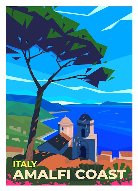 beautiful sea view from villa rufolo amalfi coast italy