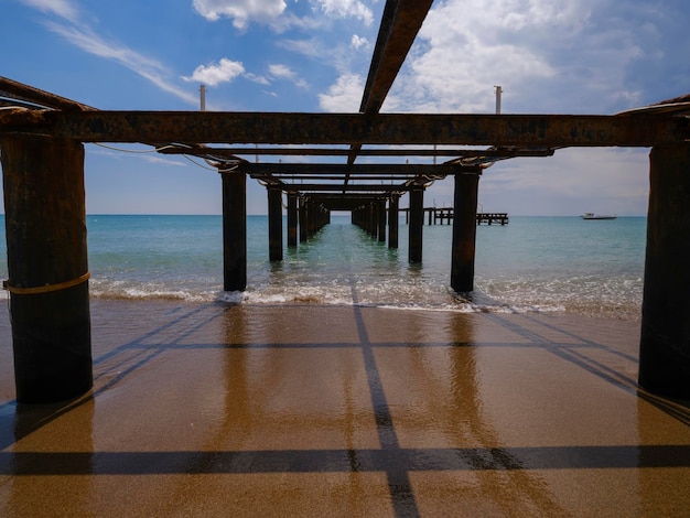 Beautiful sea view and pier