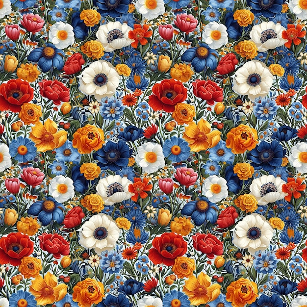 Beautiful seamless floral pattern