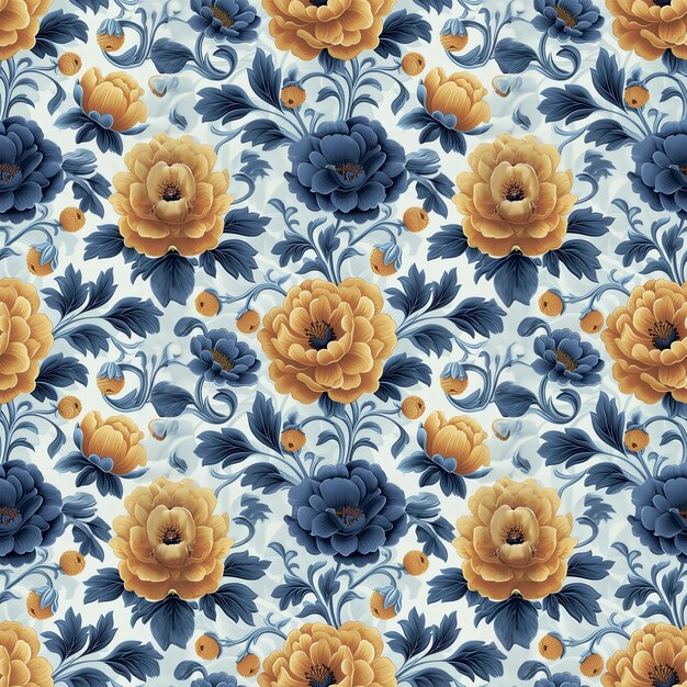 Beautiful seamless floral pattern