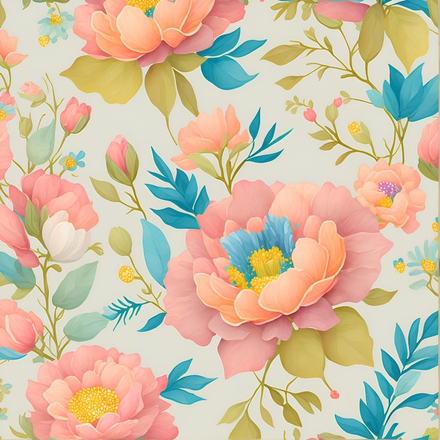 Beautiful seamless Flower pattern