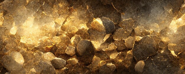 Photo beautiful seamless gold stone background