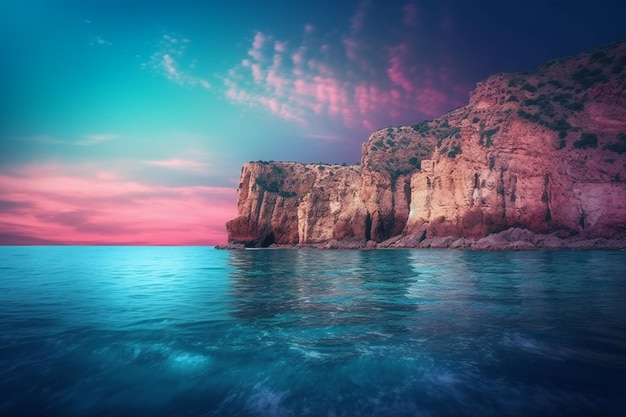 Beautiful seascape Composition of nature Red sea