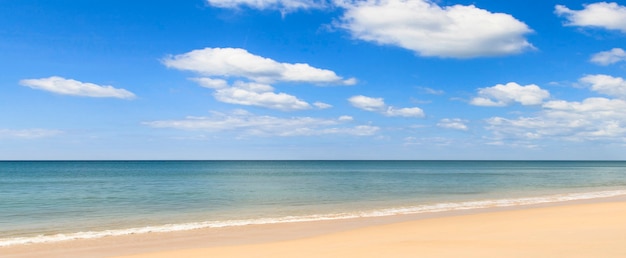 Beautiful seascape panorama