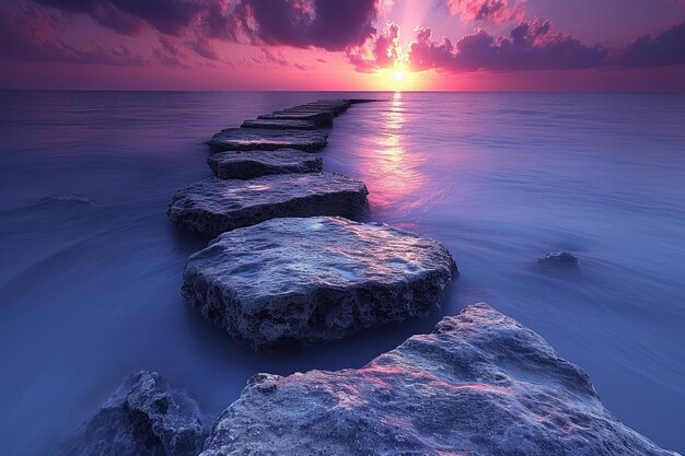 美しい海の風景のプロの写真撮影