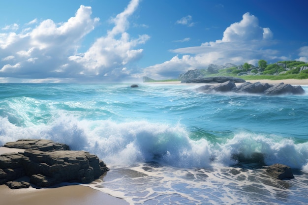 Beautiful seascape sea ocean wallpaper