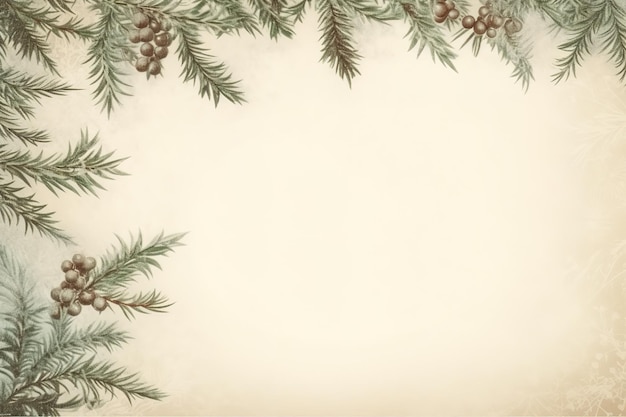 beautiful sepia christmas scenery