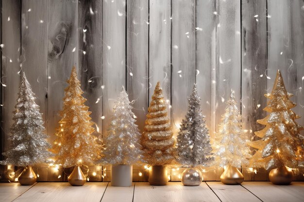 beautiful sepia christmas scenery