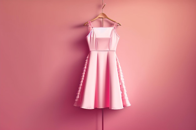 A beautiful short dress Summer outfit Flirty and Fun Mini Dress Generative AI