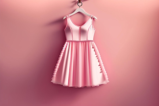 A beautiful short dress Summer outfit Flirty and Fun Mini Dress Generative AI