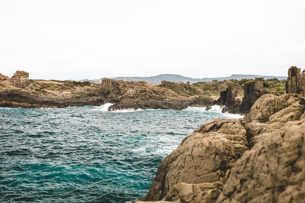 Beautiful shot of the Bombo Headland Quarry in Australia