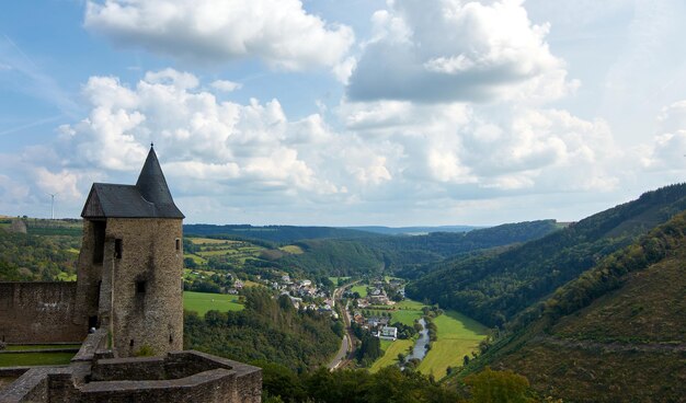 A beautiful shot of the castle of Bourscheid, Luxembourg