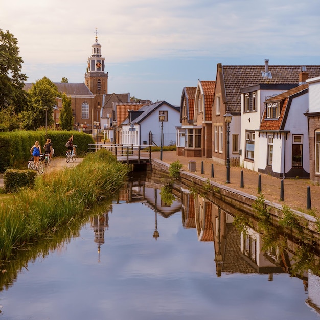 Beautiful shot of Leidsewallen Zoetermeer in the Netherlands