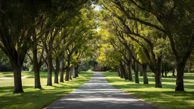 Beautiful shot of a public park in toowoomba queensland australia