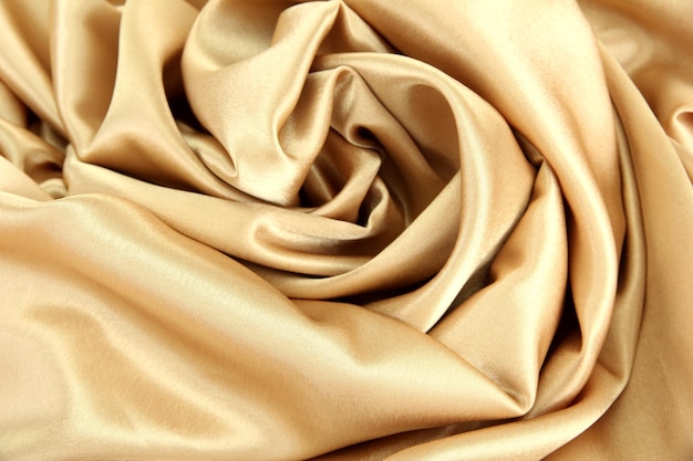 Beautiful silk drape, close up