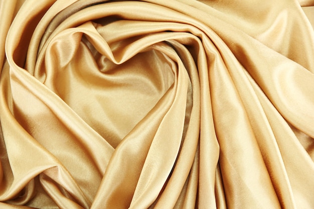 Beautiful silk drape, close up