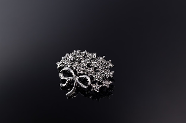 Beautiful silver brooch