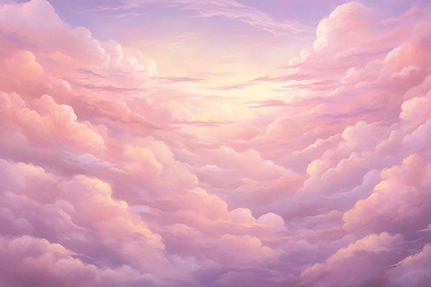 Beautiful sky background with clouds at sunset