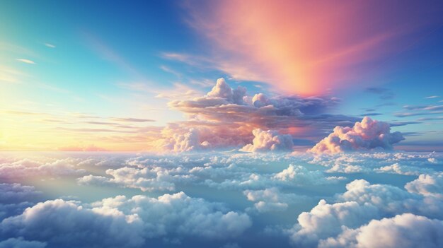 Photo beautiful sky cloud