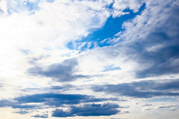 A beautiful sky clouds in nature in an atmosphere of clean air