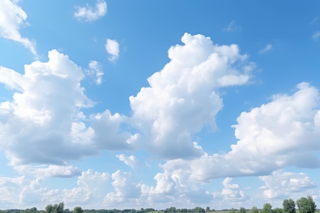 美しい空と雲のプロの広告写真