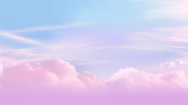 Beautiful sky on colorful gentle light day backgroundPicturesque