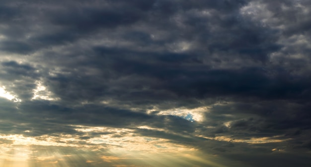 雲の背景と美しい空、雲と空天気自然雲青