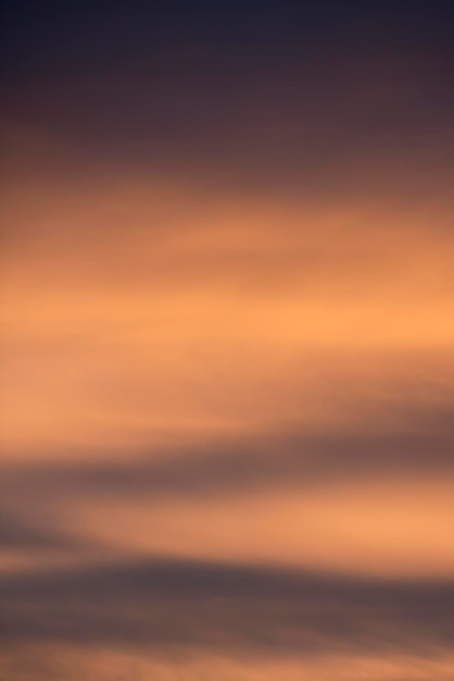 Beautiful sky with clouds at sunset or sunrise