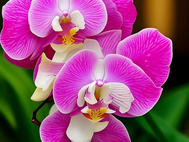 прекрасный маленький цветок орхидеи