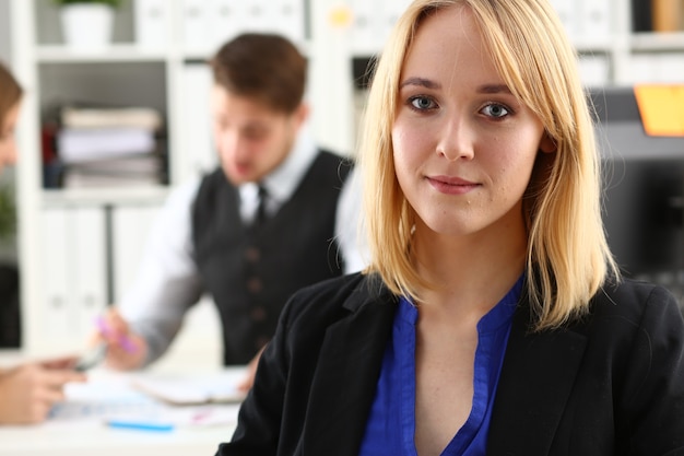 Beautiful smiling businesswoman portrait