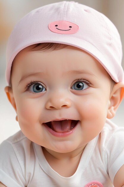 Beautiful smiling cute baby