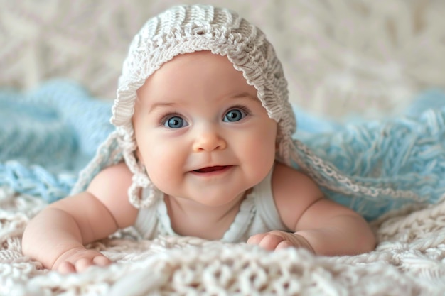 Photo beautiful smiling cute baby