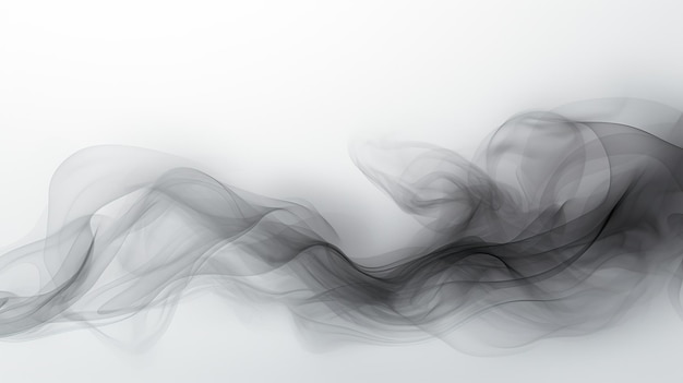 Beautiful smoke flying AI generated image