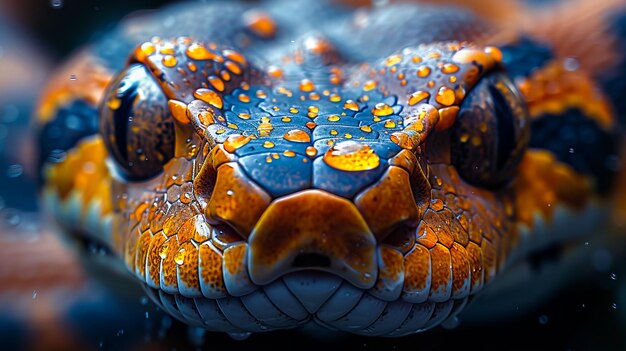 Photo beautiful snake