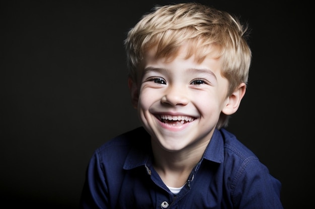 A beautiful so cute boy Kid smile