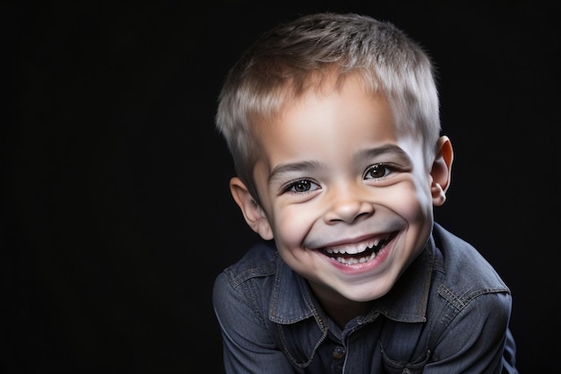 A beautiful so cute boy Kid smile