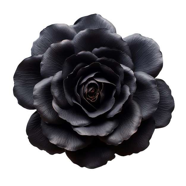 Photo beautiful soft black flower