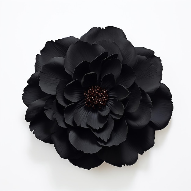 美しい柔らかい黒い花