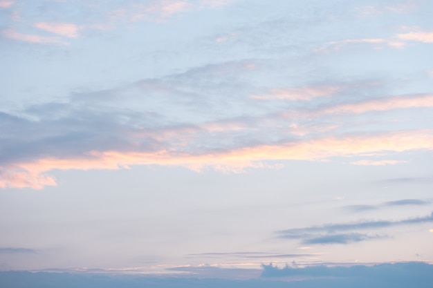 Beautiful soft cloud and blue sky background in the morning.